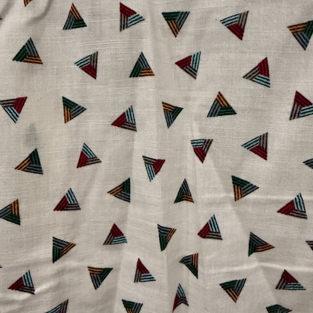 Dravus Triangle Pattern Button Down Shirt - image 3